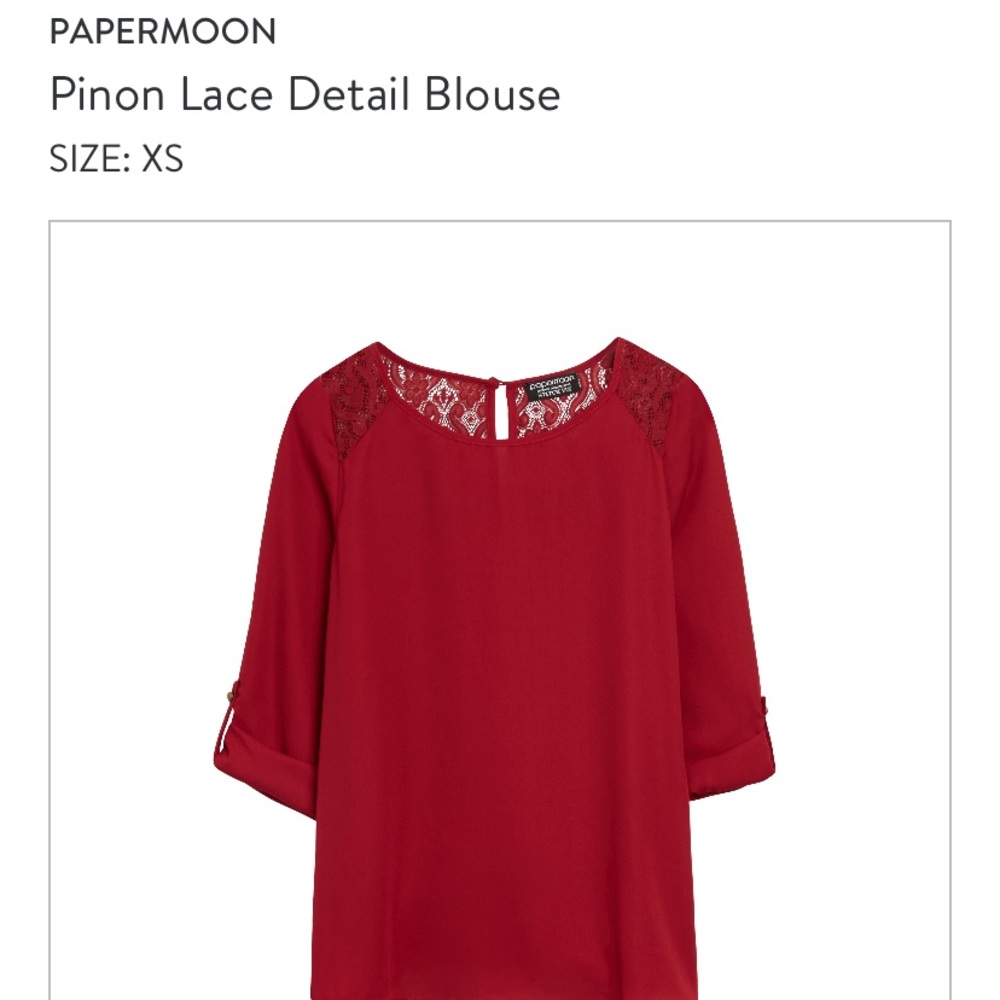 Stitch Fix Papermoon Pinon Lace Detail XS
